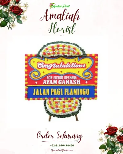 Bunga Papan Congratulation di Cangkiran
